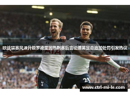 欧战禁赛风波升级罗德里因热刺赛后言论遭英足总追加处罚引发热议 欧战禁赛风波升级罗德里因热刺赛后言论遭英足总追加处罚引发热议